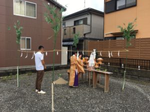 能登川モデルハウス☆地鎮祭