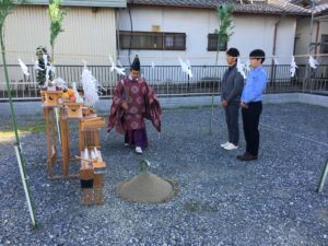 近江八幡モデルハウス☆地鎮祭