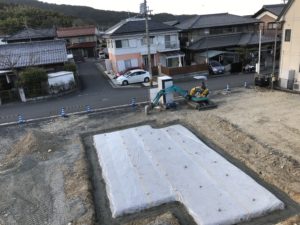 建部瓦屋寺町モデルハウス　着工！！