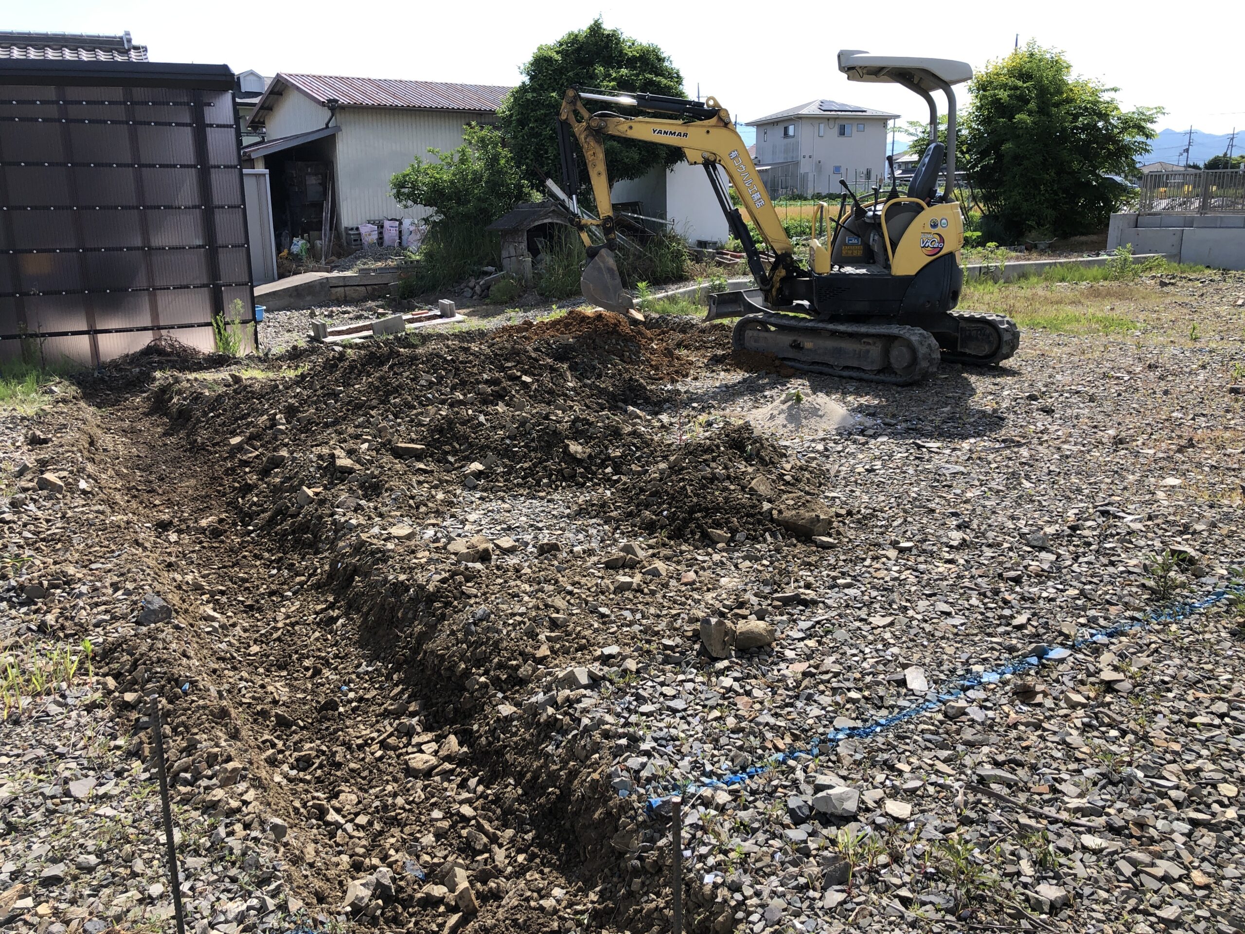 日野町のO様邸基礎工事が始まりました！！