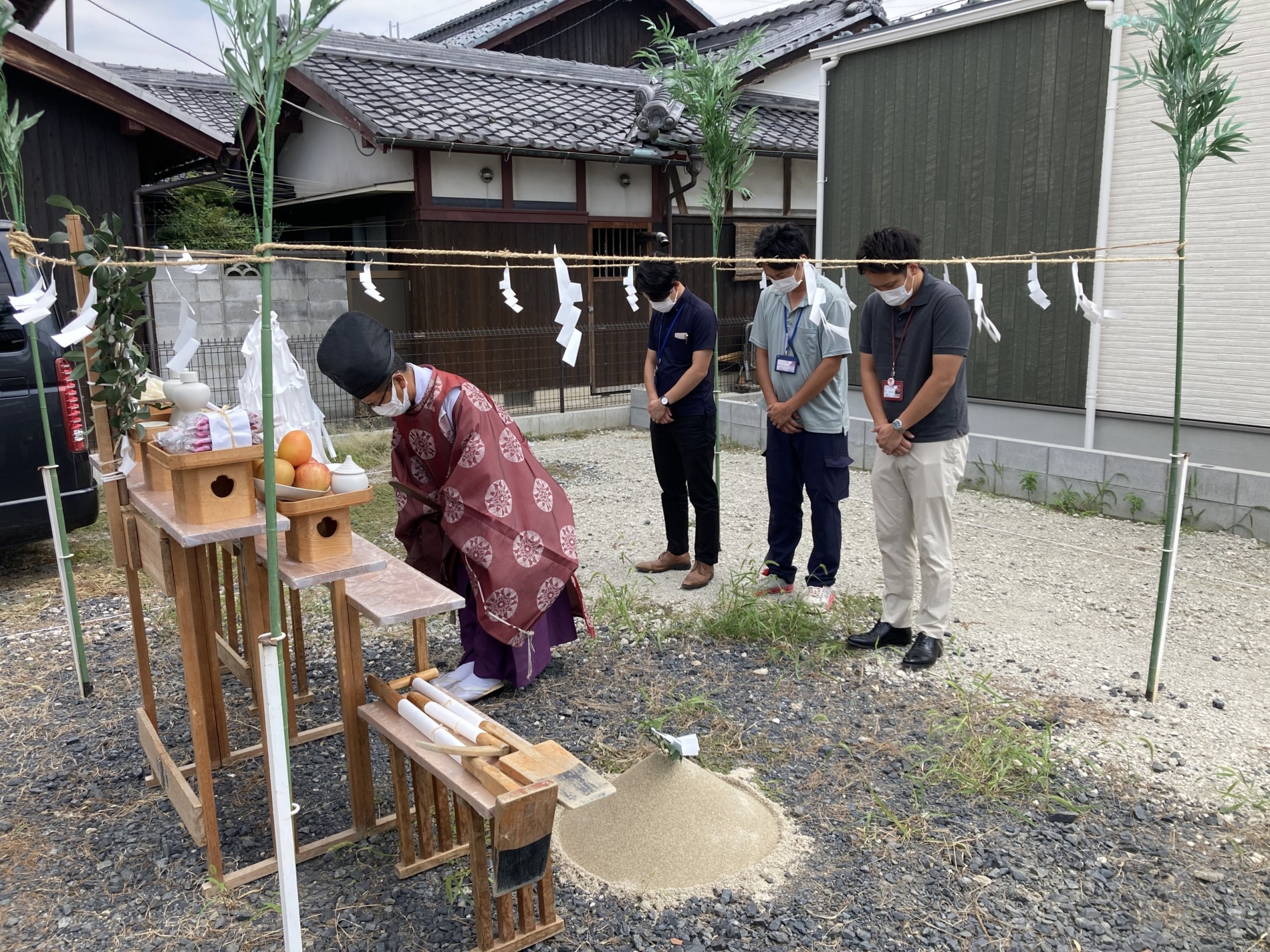 モデルハウス地鎮祭！！