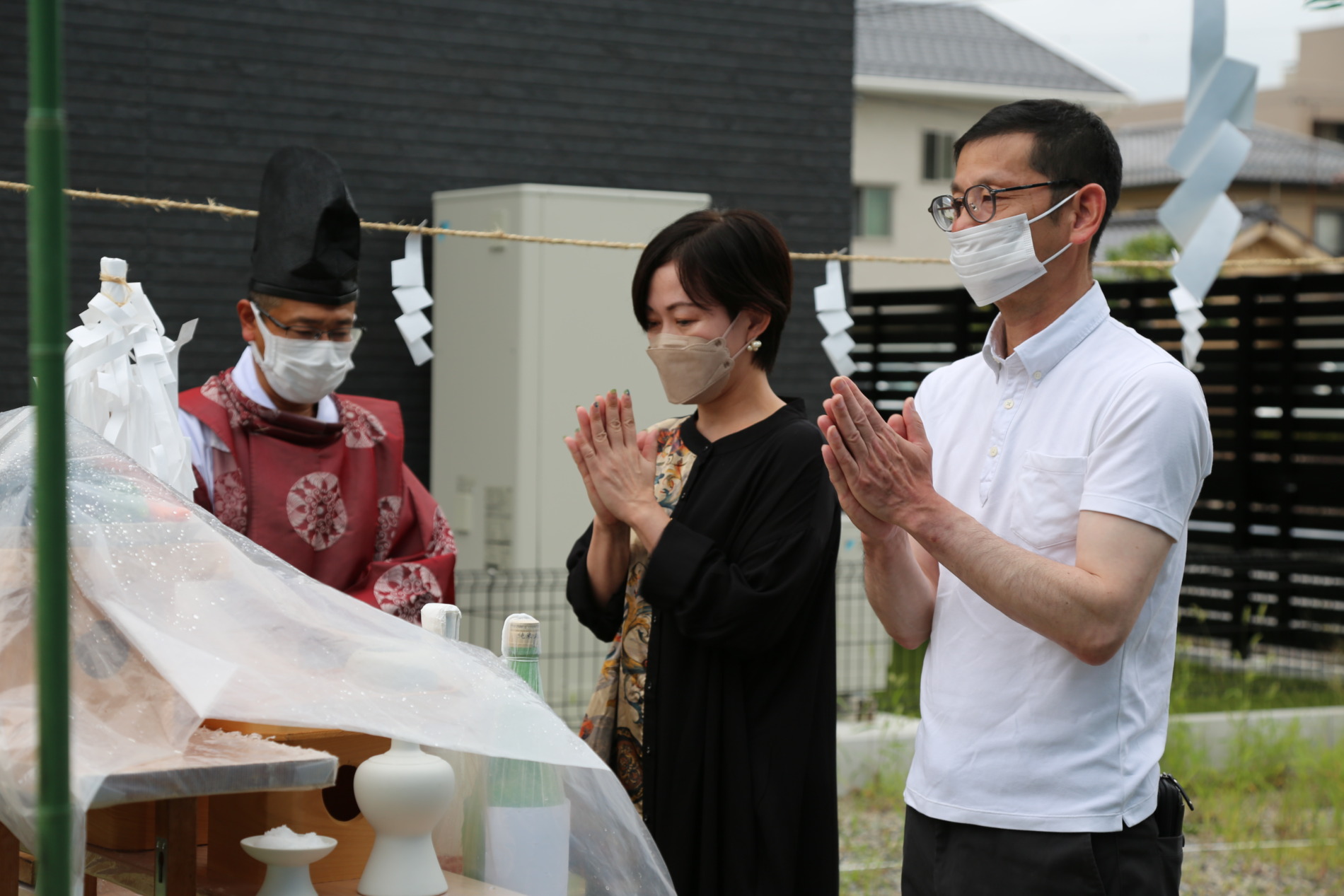 お客様の地鎮祭がありました！