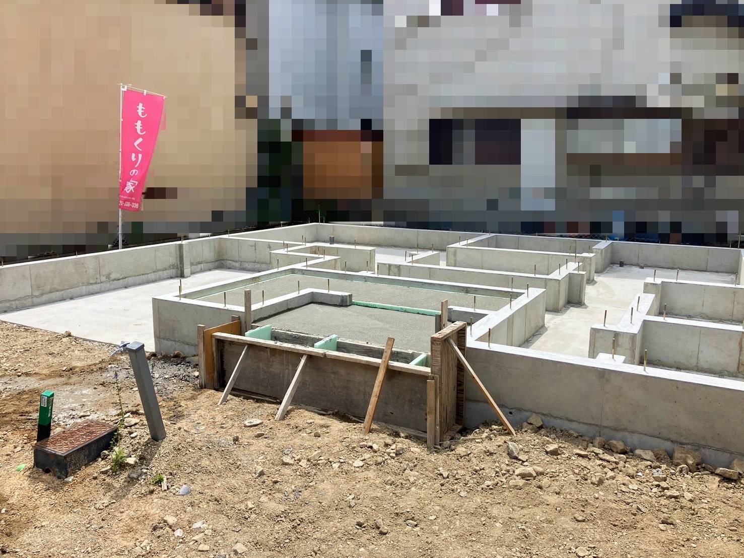 6/15　基礎ができました🏠✨