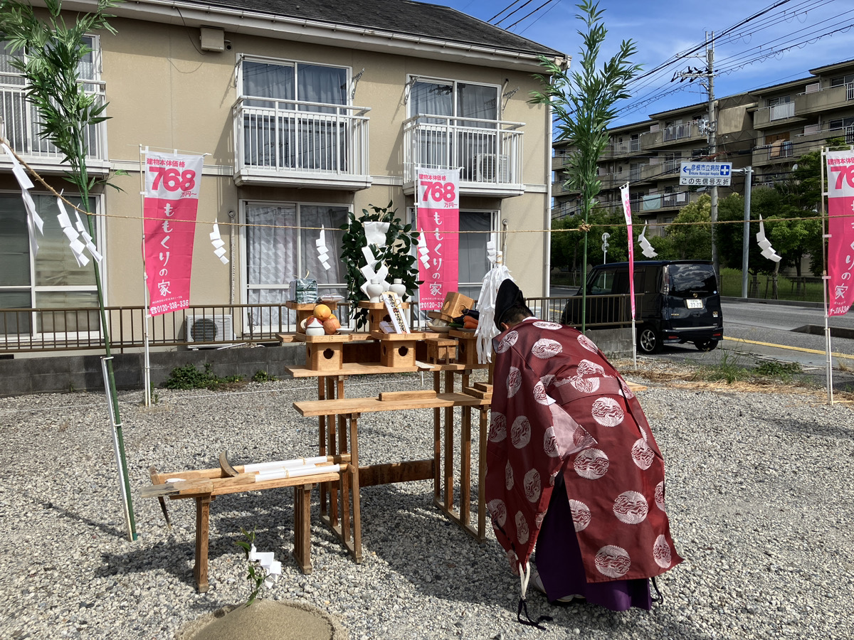 7/11  開出今町【平屋】モデルの地鎮祭✨