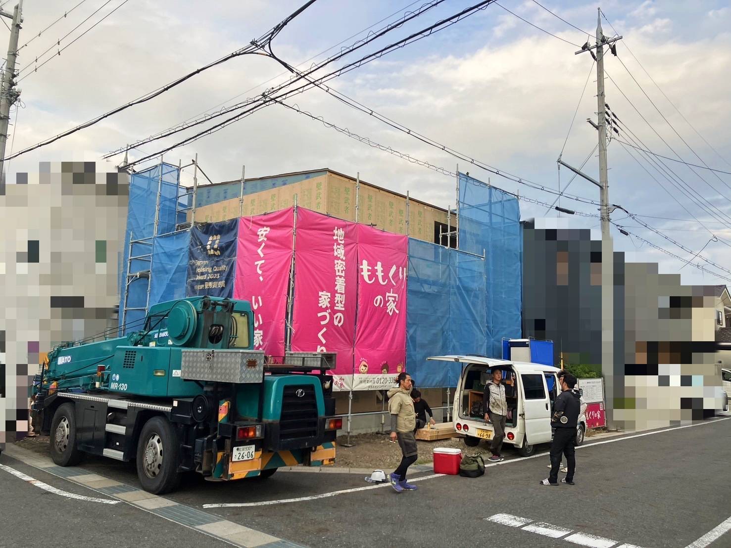 9/22　東近江市で棟上げです🏠✨