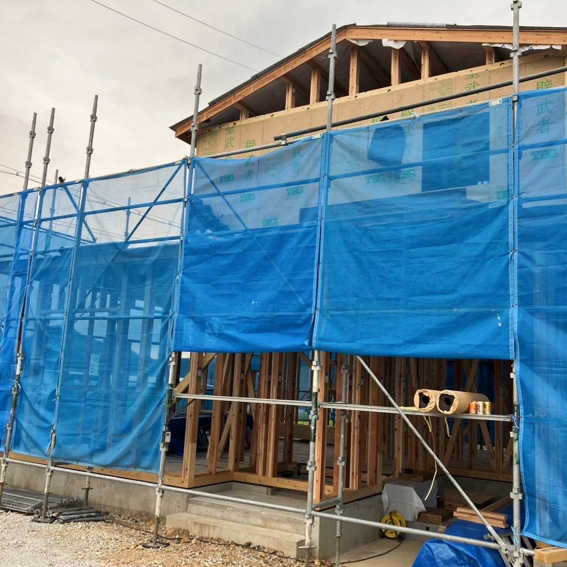 9/29　今回も東近江市で上棟がありました🏠✨