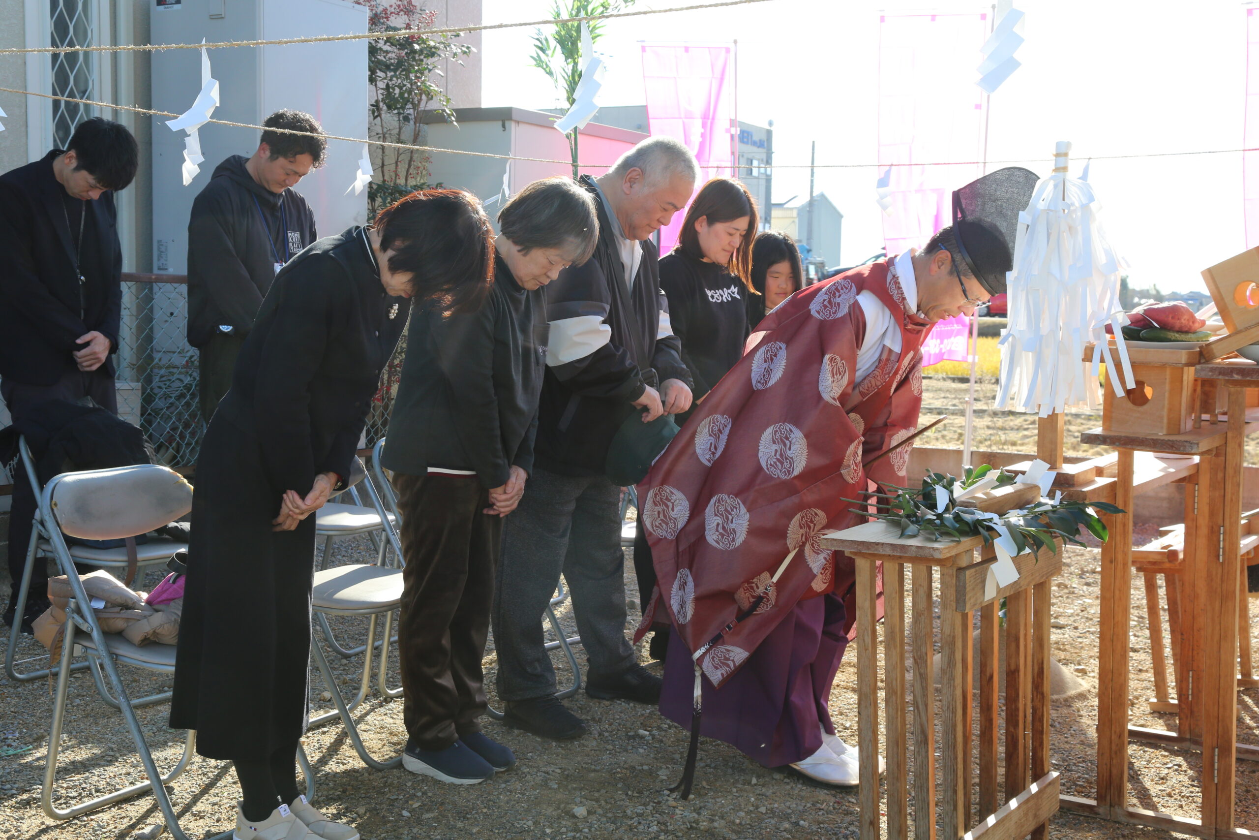 11/29  祝　地鎮祭！！