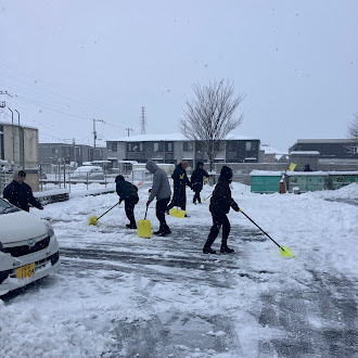 1/22    雪かき☃️