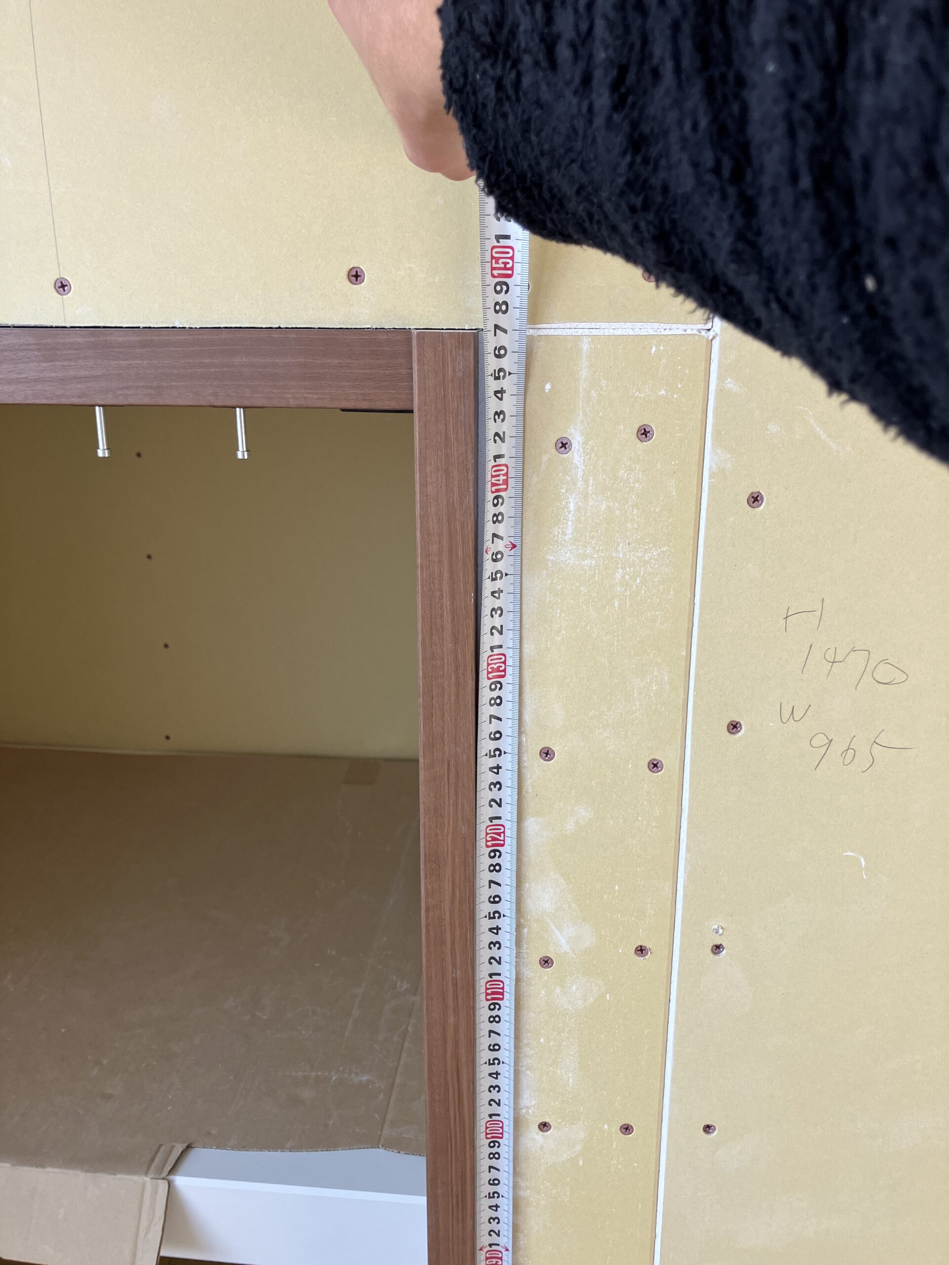 1/18　　大工さん工事中です🏠