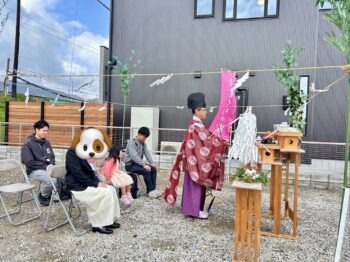 4/11  地鎮祭のご様子♪
