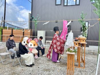 4/11  地鎮祭のご様子♪